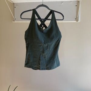 Prana Olive Green Bra Top